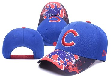 Cubs Team Logo Blue Snapback Adjustable Hat