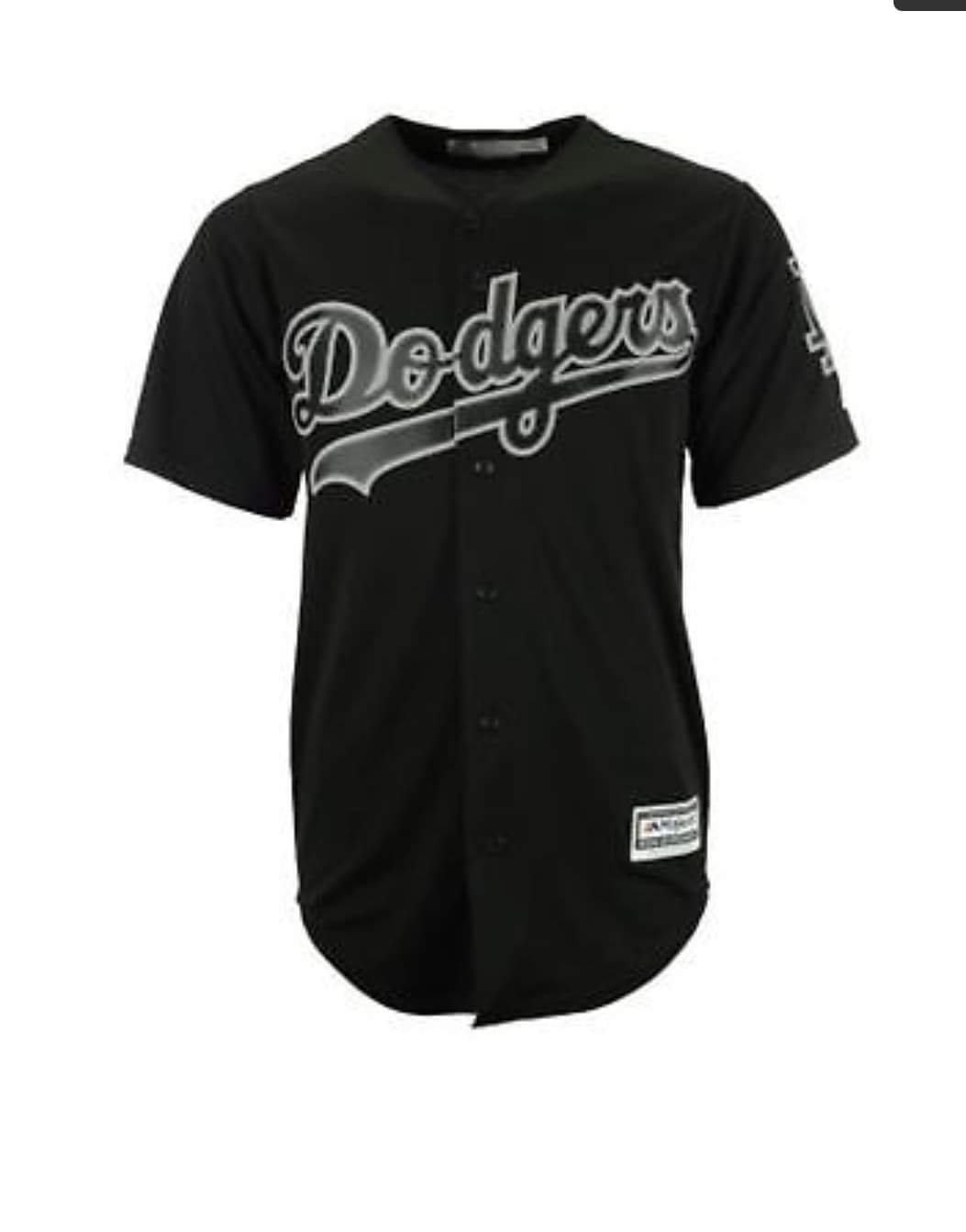 Custom MLB Los Angeles Dodgers Black fashion Jersey Custom MLB Los Angeles Dodgers Black fashion Jersey