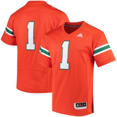 Custom Miami Hurricanes NCAA Orange Jersey Custom Miami Hurricanes NCAA Orange Jersey