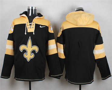 Custom Nike Saints Black Player Pullover NFL Hoodie (Any name&number) Custom Nike Saints Black Player Pullover NFL Hoodie (Any name&number)