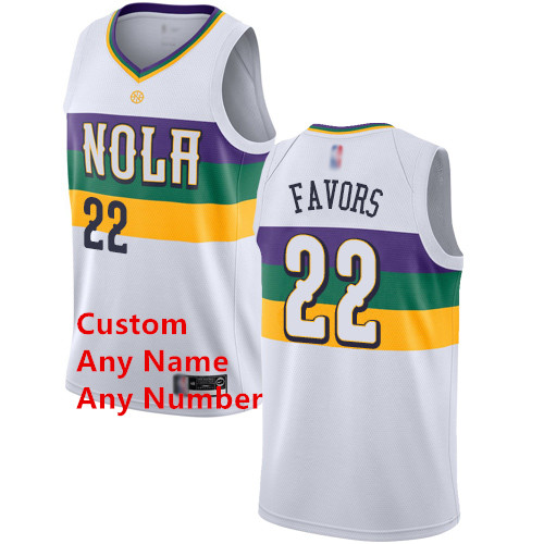 Custom Pelicans White Basketball Swingman City Edition 2018 19 Jersey Custom Pelicans White Basketball Swingman City Edition 2018 19 Jersey