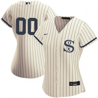 Custom Women's Chicago White Sox Field of Dreams Cream Jersey Custom Women's Chicago White Sox Field of Dreams Cream Jersey