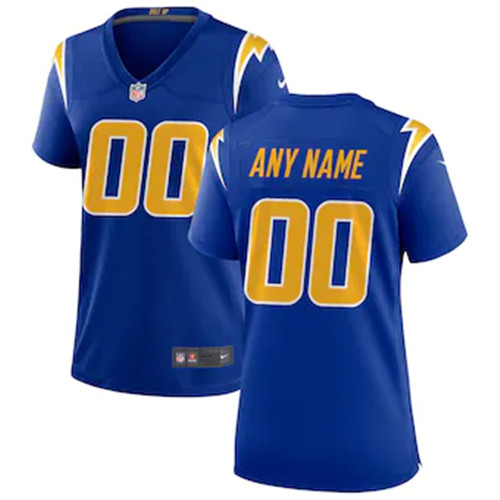 Custom Women New Los Angeles Chargers Limited Royal Jersey Custom Women New Los Angeles Chargers Limited Royal Jersey
