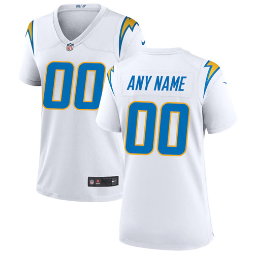 Custom Women New Los Angeles Chargers Limited White Jersey Custom Women New Los Angeles Chargers Limited White Jersey