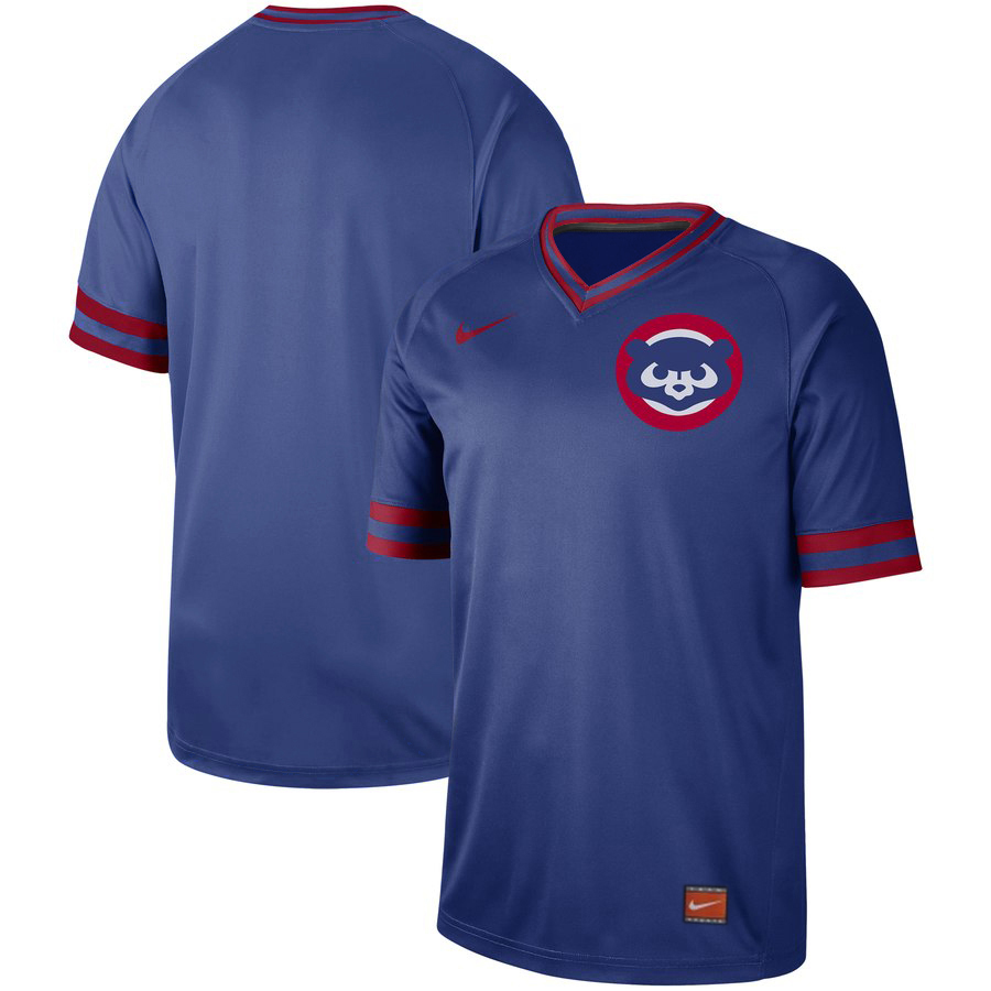 Customized Cubs Blue Throwback Jersey Customized Cubs Blue Throwback Jersey