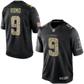 Dallas Cowboys #9 Tony Romo Nike Black Salute To Service Jersey Dallas Cowboys #9 Tony Romo Nike Black Salute To Service Jersey