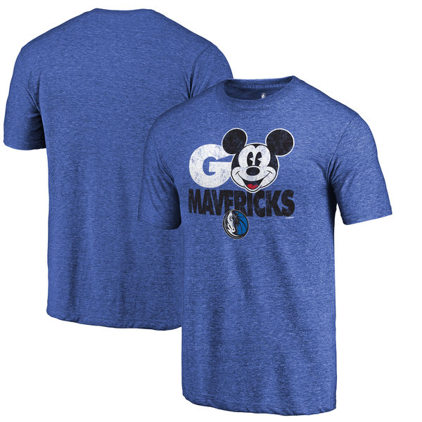 Dallas Mavericks Fanatics Branded Royal Disney Rally Cry Tri-Blend T-Shirt Dallas Mavericks Fanatics Branded Royal Disney Rally Cry Tri-Blend T-Shirt