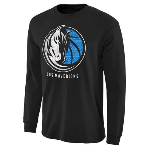 Dallas Mavericks Noches Enebea Long Sleeves T-Shirt Black Dallas Mavericks Noches Enebea Long Sleeves T-Shirt Black