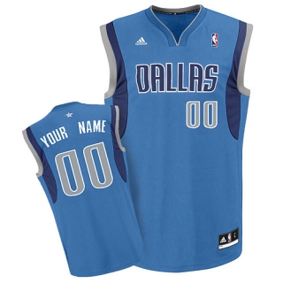 Dallas Mavericks Youth Custom Lt blue Jersey Dallas Mavericks Youth Custom Lt blue Jersey