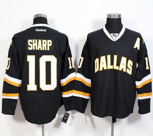 Dallas Stars #10 Patrick Sharp Black Stitched NHL Jersey