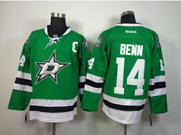 Dallas Stars #14 Jamie Benn Green Home NHL Jersey
