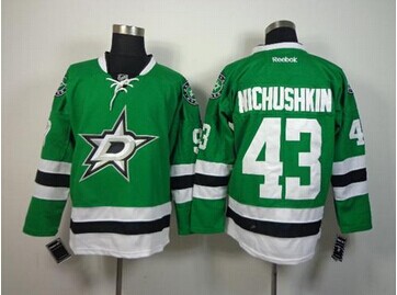 Dallas Stars #43 Valeri Nichushkin Green Home NHL Jersey
