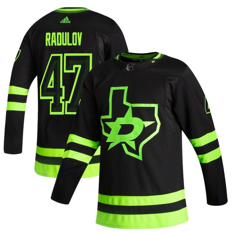 Dallas Stars #47 Alexander Radulov Black Men's Adidas 2020-21 Reverse Retro Alternate NHL Jersey Dallas Stars #47 Alexander Radulov Black Men's Adidas 2020-21 Reverse Retro Alternate NHL Jersey