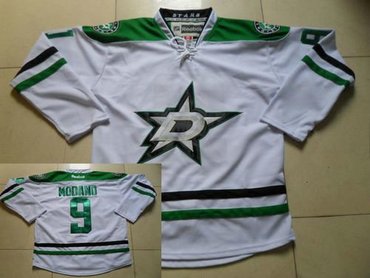 Dallas Stars #9 Mike Modano New White Stitched NHL Jersey