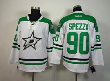 Dallas Stars #90 Jason Spezza White NHL Jersey