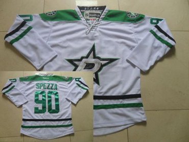 Dallas Stars #90 Jason Spezza White Stitched NHL Jersey