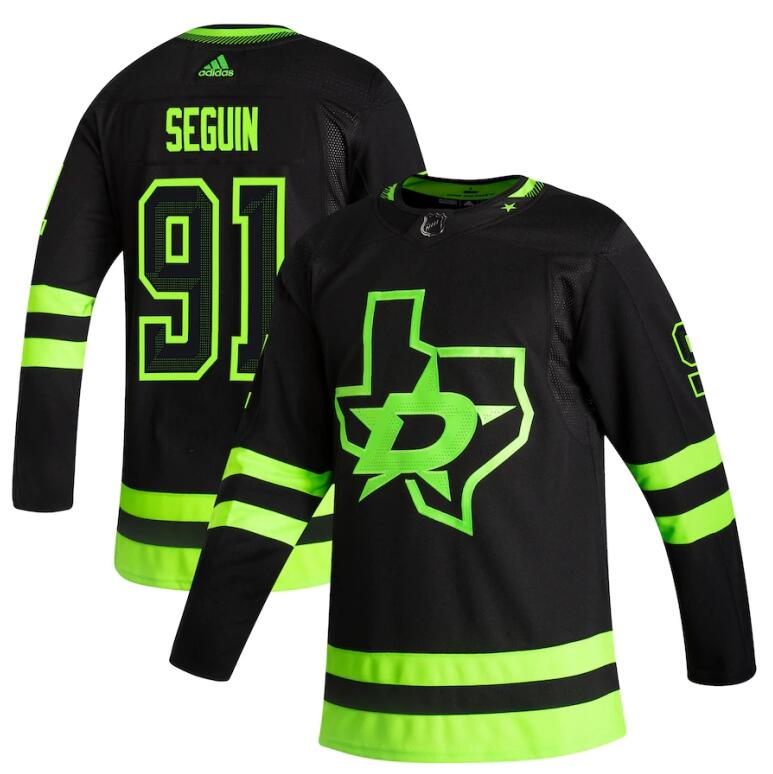 Dallas Stars #91 Tyler Seguin Black Men's Adidas 2020-21 Reverse Retro Alternate NHL Jersey Dallas Stars #91 Tyler Seguin Black Men's Adidas 2020-21 Reverse Retro Alternate NHL Jersey