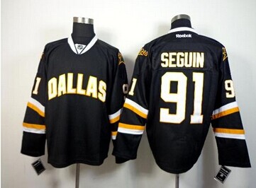Dallas Stars #91 Tyler Seguin Black NHL Jersey