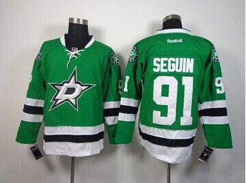 Dallas Stars #91 Tyler Seguin Green Home NHL Jersey