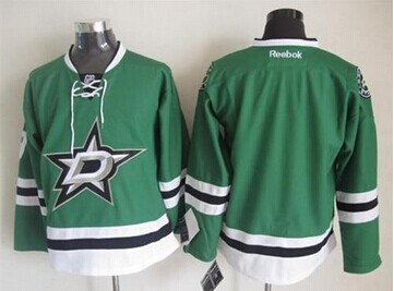 Dallas Stars Blank Green Home Stitched NHL Jersey