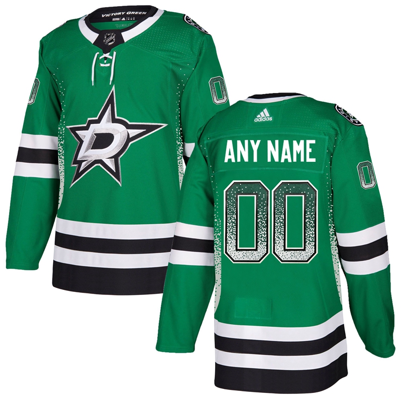 Dallas Stars Green Men's Customized Drift Fashion Adidas Jersey Dallas Stars Green Men's Customized Drift Fashion Adidas Jersey
