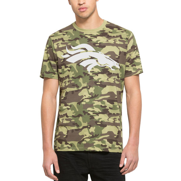 Denver Broncos Fresh Team Logo Camo Men's Short Sleeve T-Shirt Denver Broncos Fresh Team Logo Camo Men's Short Sleeve T-Shirt