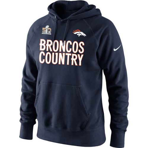 Denver Broncos Nike 2015 AFC Conference Champions Broncos Country Hoodie Navy Denver Broncos Nike 2015 AFC Conference Champions Broncos Country Hoodie Navy