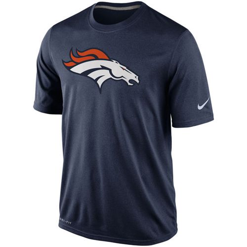 Denver Broncos Nike Legend Logo Essential 2 Performance T-Shirt Navy Denver Broncos Nike Legend Logo Essential 2 Performance T-Shirt Navy