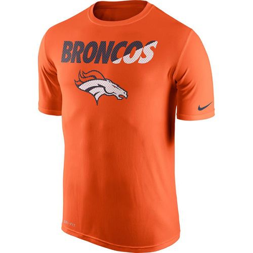 Denver Broncos Nike Orange Legend Staff Practice Performance T-Shirt Denver Broncos Nike Orange Legend Staff Practice Performance T-Shirt