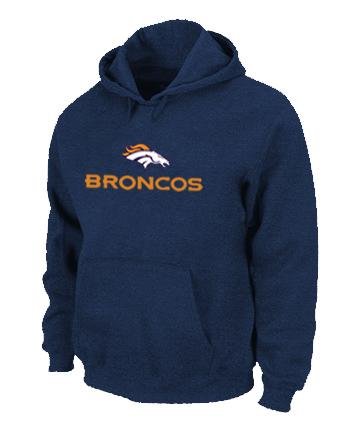Denver Broncos Shield Nailhead Performance Hoodie -D.Blue