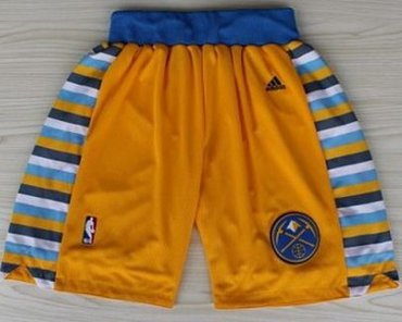 Denver Nuggets Yellow Revolution 30 Swingman NBA Shorts