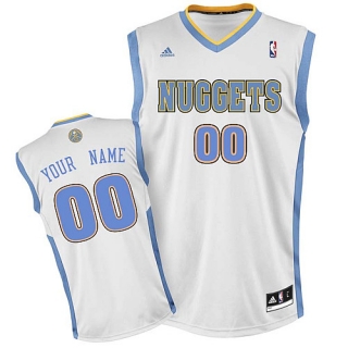 Denver Nuggets Youth Custom white Jersey Denver Nuggets Youth Custom white Jersey