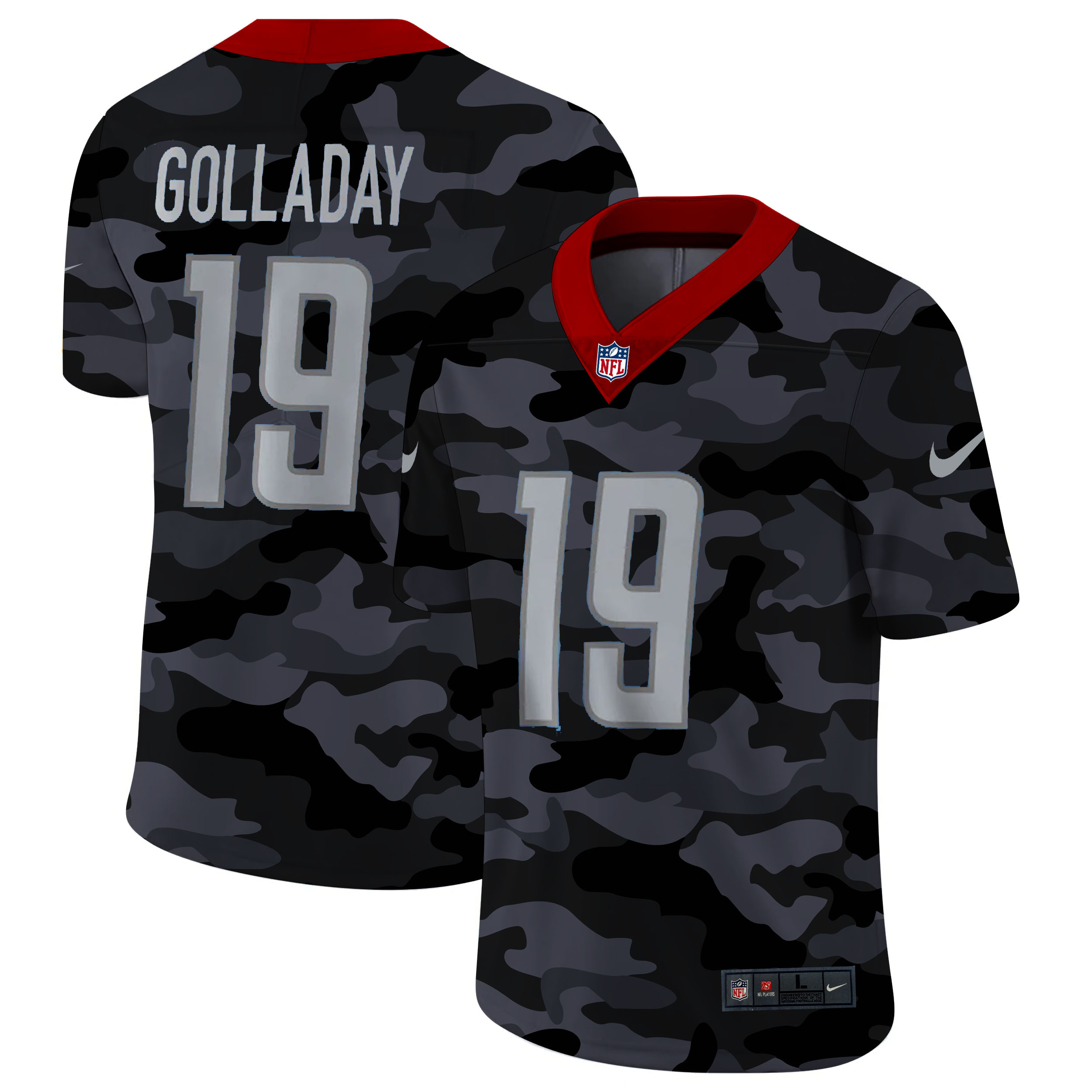 Detroit Lions #19 Kenny Golladay Men's Nike 2020 Black CAMO Vapor Untouchable Limited Stitched NFL Jersey Detroit Lions #19 Kenny Golladay Men's Nike 2020 Black CAMO Vapor Untouchable Limited Stitched NFL Jersey