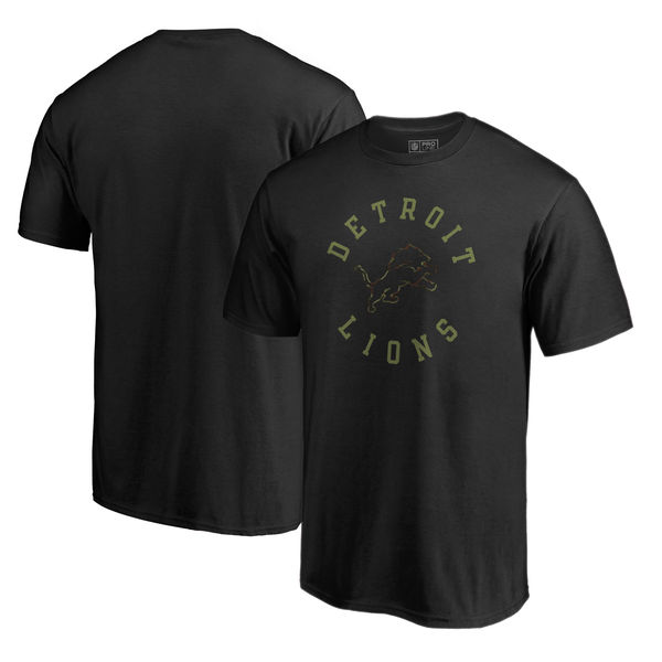 Detroit Lions NFL Pro Line By Fanatics Branded Camo Collection Liberty Big & Tall T-Shirt Black Detroit Lions NFL Pro Line By Fanatics Branded Camo Collection Liberty Big & Tall T-Shirt Black