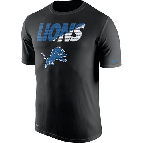 Detroit Lions Nike Black Legend Staff Practice Performance T-Shirt Detroit Lions Nike Black Legend Staff Practice Performance T-Shirt