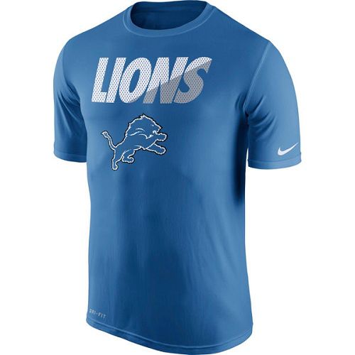 Detroit Lions Nike Light Blue Legend Staff Practice Performance T-Shirt Detroit Lions Nike Light Blue Legend Staff Practice Performance T-Shirt