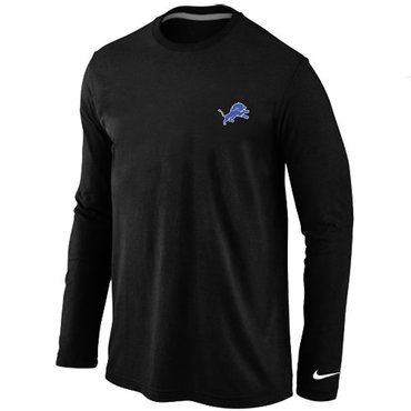 Detroit Lions Sideline Legend Authentic Long Sleeve T-Shirt Black