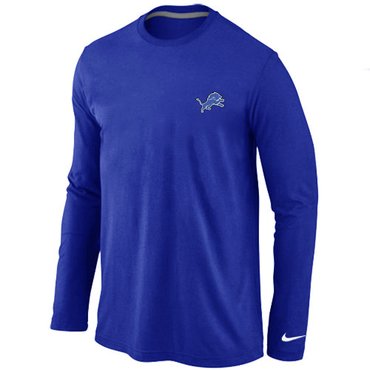 Detroit Lions Sideline Legend Authentic Long Sleeve T-Shirt Blue