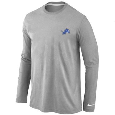 Detroit Lions Sideline Legend Authentic Long Sleeve T-Shirt Grey