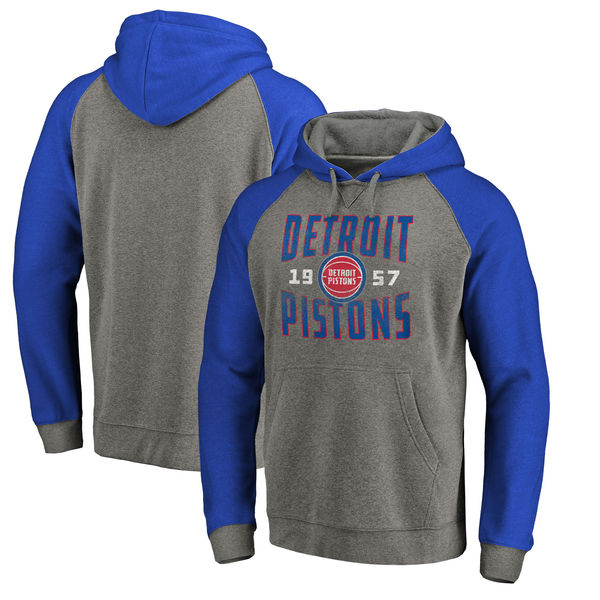 Detroit Pistons Fanatics Branded Ash Antique Stack Tri Blend Raglan Pullover Hoodie Detroit Pistons Fanatics Branded Ash Antique Stack Tri Blend Raglan Pullover Hoodie