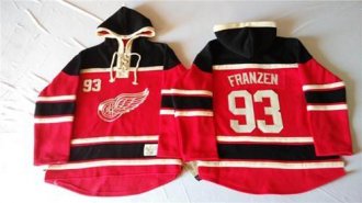 Detroit Red Wings #93 Johan Franzen Red Sawyer Hooded Sweatshirt Stitched NHL Jersey Detroit Red Wings #93 Johan Franzen Red Sawyer Hooded Sweatshirt Stitched NHL Jersey
