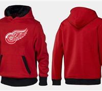 Detroit Red Wings Pullover Hoodie Red & Black Detroit Red Wings Pullover Hoodie Red & Black