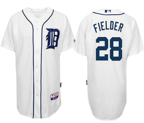 Detroit Tigers 28 Prince Fielder white Jersey