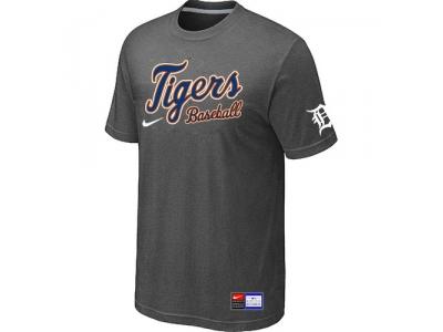 Detroit Tigers D.Grey NEW Short Sleeve Practice T-Shirt Detroit Tigers D.Grey NEW Short Sleeve Practice T-Shirt