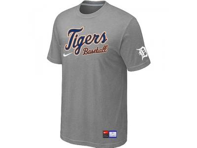 Detroit Tigers L.Grey NEW Short Sleeve Practice T-Shirt Detroit Tigers L.Grey NEW Short Sleeve Practice T-Shirt