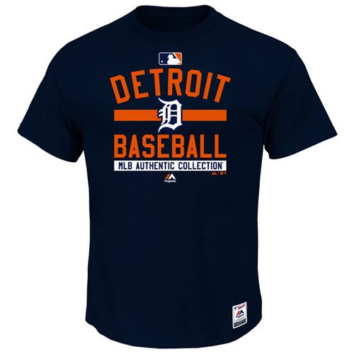 Detroit Tigers Majestic Big & Tall Authentic Collection Team Property T-Shirt Navy Detroit Tigers Majestic Big & Tall Authentic Collection Team Property T-Shirt Navy