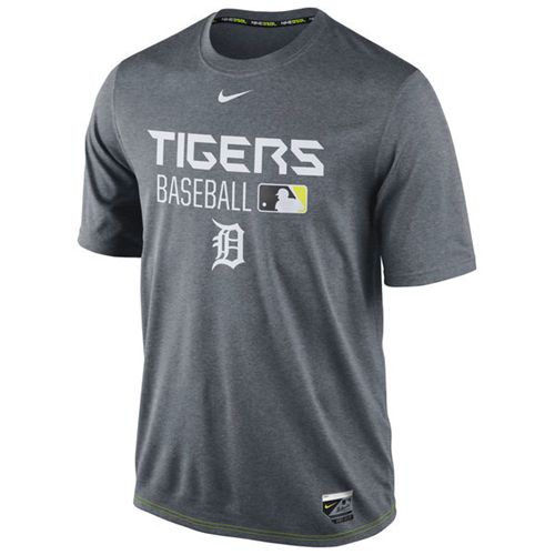 Detroit Tigers Nike Legend Team Issue Performance T-Shirt Charcoal Detroit Tigers Nike Legend Team Issue Performance T-Shirt Charcoal