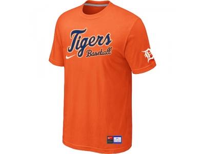 Detroit Tigers Orange NEW Short Sleeve Practice T-Shirt Detroit Tigers Orange NEW Short Sleeve Practice T-Shirt