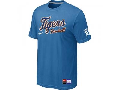 Detroit Tigers light Blue NEW Short Sleeve Practice T-Shirt Detroit Tigers light Blue NEW Short Sleeve Practice T-Shirt
