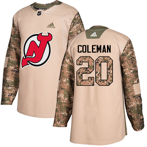 Devils #20 Blake Coleman Camo Authentic 2017 Veterans Day Stitched Hockey Jersey Devils #20 Blake Coleman Camo Authentic 2017 Veterans Day Stitched Hockey Jersey